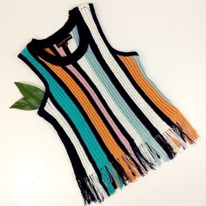 Almost Famous Fringe Festival Tank Top Size Large